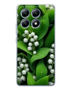 Чехол для Xiaomi 14T Pro с картинкой «Ландыши в зелени»