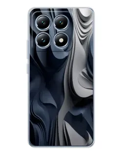 Чохол для Xiaomi 14T Pro з картинкою «Об'ємні сині складки» Чохол для Xiaomi 14T Pro з картинкою «Об'ємні сині складки»