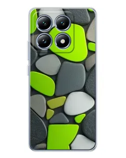 Чехол для Xiaomi 14T Pro с картинкой «Яркая неоновая галька»