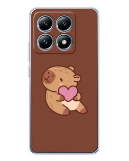 Чехол для Xiaomi 14T Pro с картинкой «Капибара с сердцем» Чехол для Xiaomi 14T Pro с картинкой «Капибара с сердцем»