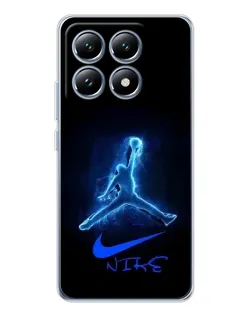 Чохол для Xiaomi 14T з картинкою «Jordan Neon Blue»