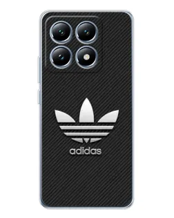 Чохол для Xiaomi 14T з картинкою «Adidas Карбонова текстура»