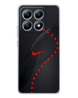 Чехол для Xiaomi 14T с картинкой «Абстрактный дизайн Nike»