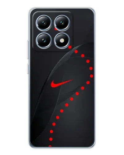 Чехол для Xiaomi 14T с картинкой «Абстрактный дизайн Nike»