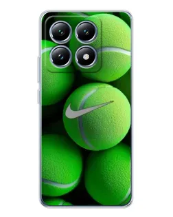 Чехол для Xiaomi 14T с картинкой «Теннисные мячи Найк»