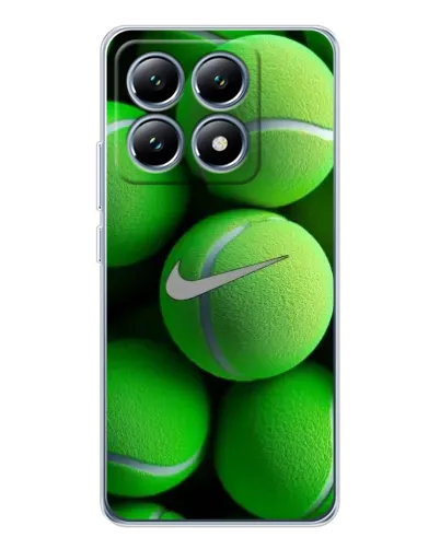 Чехол для Xiaomi 14T с картинкой «Теннисные мячи Найк»
