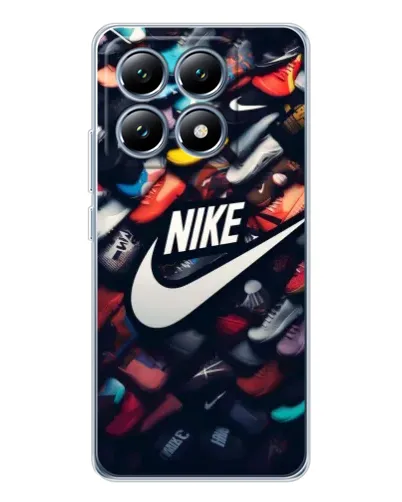 Чехол для Xiaomi 14T с картинкой «Коллекция кроссовок Nike»