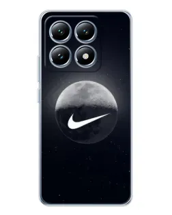 Чехол для Xiaomi 14T с картинкой «Nike в стиле граффити»