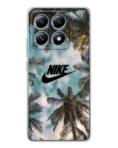 Чехол для Xiaomi 14T с картинкой «Тропический принт Nike» Чехол для Xiaomi 14T с картинкой «Тропический принт Nike»