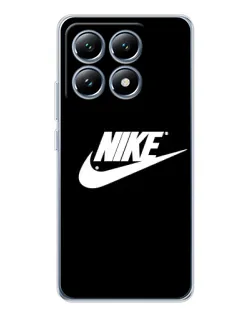 Чехол для Xiaomi 14T с картинкой «Мазки краски Nike»
