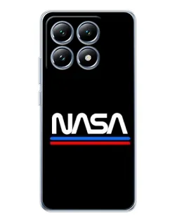 Чохол для Xiaomi 14T з картинкою «NASA — класика Red Blue» Чохол для Xiaomi 14T з картинкою «NASA — класика Red Blue»