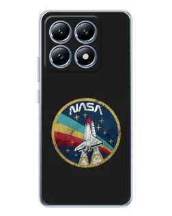 Чохол для Xiaomi 14T з картинкою «NASA — емблема місії» Чохол для Xiaomi 14T з картинкою «NASA — емблема місії»