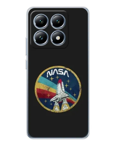 Чохол для Xiaomi 14T з картинкою «NASA — емблема місії» Чохол для Xiaomi 14T з картинкою «NASA — емблема місії»