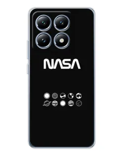 Чохол для Xiaomi 14T з картинкою «NASA — технічний принт»