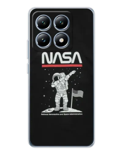 Чохол для Xiaomi 14T з картинкою «NASA — крокуємо по Місяцю» Чохол для Xiaomi 14T з картинкою «NASA — крокуємо по Місяцю»