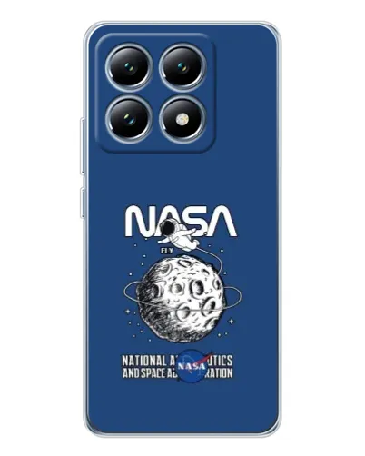 Чохол для Xiaomi 14T з картинкою «NASA — місячна місія» Чохол для Xiaomi 14T з картинкою «NASA — місячна місія»