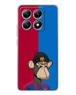 Чохол для Xiaomi 14T з картинкою «Bored Ape — фанат Барси»