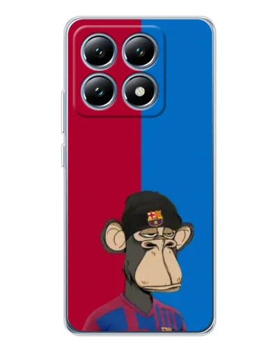 Чохол для Xiaomi 14T з картинкою «Bored Ape — фанат Барси» Чохол для Xiaomi 14T з картинкою «Bored Ape — фанат Барси»