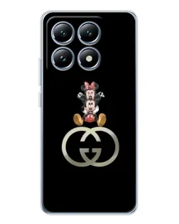 Чохол для Xiaomi 14T з картинкою «Мінні Маус на лого»