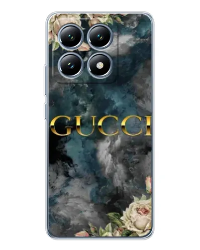 Чехол для Xiaomi 14T с картинкой «Абстрактные цветы Gucci» Чехол для Xiaomi 14T с картинкой «Абстрактные цветы Gucci»