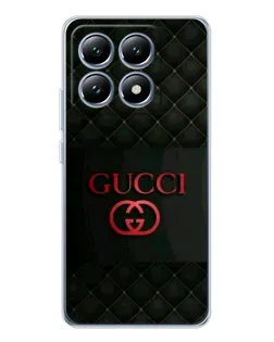 Чохол для Xiaomi 14T з картинкою «Gucci — стьобаний чорний»