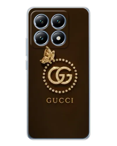 Чохол для Xiaomi 14T з картинкою «Gucci — золотий метелик» Чохол для Xiaomi 14T з картинкою «Gucci — золотий метелик»