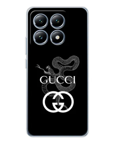 Чохол для Xiaomi 14T з картинкою «Gucci — срібна змія» Чохол для Xiaomi 14T з картинкою «Gucci — срібна змія»