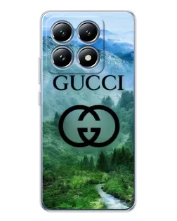 Чохол для Xiaomi 14T з картинкою «Gucci — гірський пейзаж»