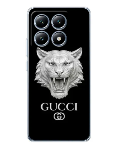 Чохол для Xiaomi 14T з картинкою «Gucci — срібний лев» Чохол для Xiaomi 14T з картинкою «Gucci — срібний лев»