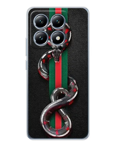 Чохол для Xiaomi 14T з картинкою «Gucci — змія на смузі» Чохол для Xiaomi 14T з картинкою «Gucci — змія на смузі»
