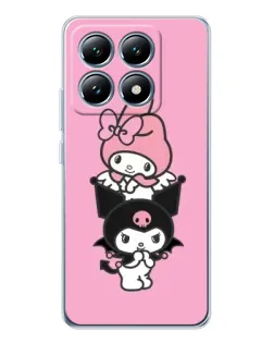 Чехол для Xiaomi 14T с картинкой «Трио My Melody и Kuromi» Чехол для Xiaomi 14T с картинкой «Трио My Melody и Kuromi»