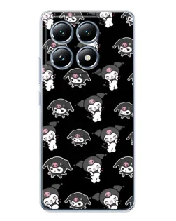 Чехол для Xiaomi 14T с картинкой «Черный паттерн Kuromi» Чехол для Xiaomi 14T с картинкой «Черный паттерн Kuromi»