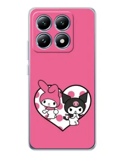Чехол для Xiaomi 14T с картинкой «Kuromi и My Melody» Чехол для Xiaomi 14T с картинкой «Kuromi и My Melody»