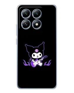 Чехол для Xiaomi 14T с картинкой «Электрическая Kuromi» Чехол для Xiaomi 14T с картинкой «Электрическая Kuromi»