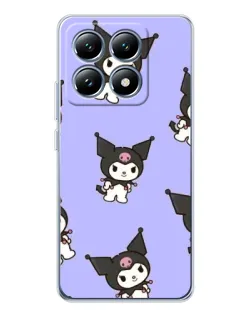Чехол для Xiaomi 14T с картинкой «Паттерн с Kuromi» Чехол для Xiaomi 14T с картинкой «Паттерн с Kuromi»