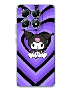 Чехол для Xiaomi 14T с картинкой «Kuromi и фиолетовые сердца» Чехол для Xiaomi 14T с картинкой «Kuromi и фиолетовые сердца»