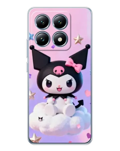 Чехол для Xiaomi 14T с картинкой «Рок-звезда Kuromi»