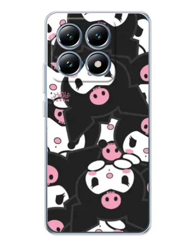 Чехол для Xiaomi 14T с картинкой «Kuromi с сердечком»