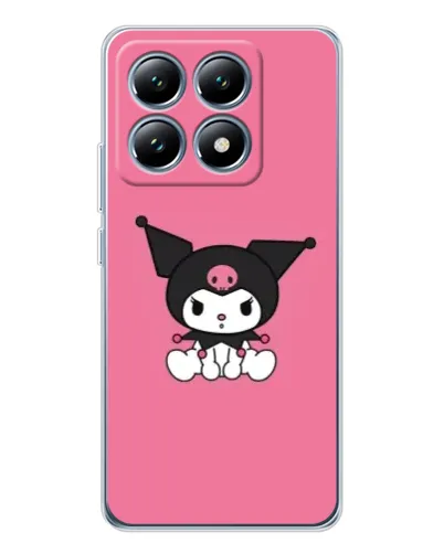 Чехол для Xiaomi 14T с картинкой «Хмурая Kuromi»