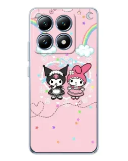 Чехол для Xiaomi 14T с картинкой «My Melody и Kuromi» Чехол для Xiaomi 14T с картинкой «My Melody и Kuromi»