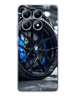 Чохол для Xiaomi 14T з картинкою «Колесо BMW зблизька»