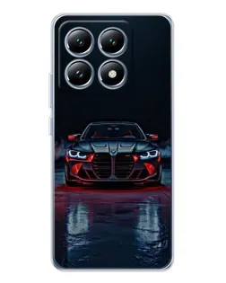 Чохол для Xiaomi 14T з картинкою «BMW на мокрій дорозі»