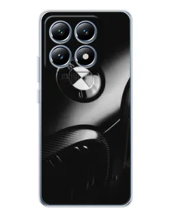 Чохол для Xiaomi 14T з картинкою «Емблема BMW — макро»