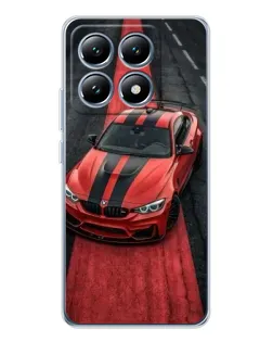 Чохол для Xiaomi 14T з картинкою «BMW на червоній доріжці»