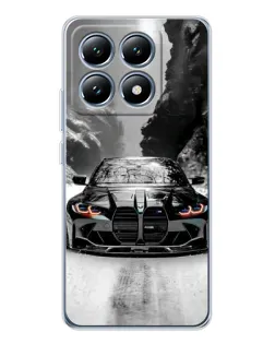 Чохол для Xiaomi 14T з картинкою «BMW — акварельний дрифт»