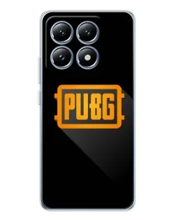 Чохол для Xiaomi 14T з картинкою «PUBG — рамка лого»