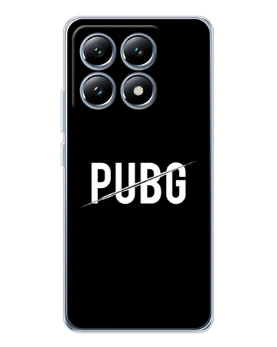 Чохол для Xiaomi 14T з картинкою «PUBG — білий логотип» Чохол для Xiaomi 14T з картинкою «PUBG — білий логотип»