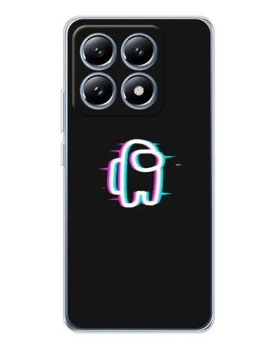 Чехол для Xiaomi 14T с картинкой «Among Us неон» Чехол для Xiaomi 14T с картинкой «Among Us неон»