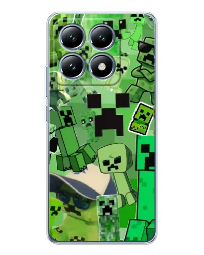 Чохол для Xiaomi 14T з картинкою «Кріпери Minecraft» Чохол для Xiaomi 14T з картинкою «Кріпери Minecraft»