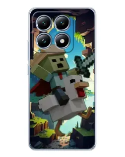 Чехол для Xiaomi 14T с картинкой «Стив и гусь» Чехол для Xiaomi 14T с картинкой «Стив и гусь»